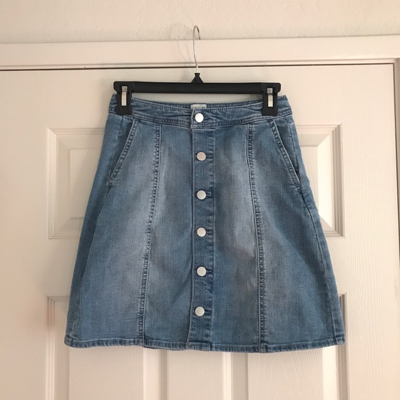 target blue jean skirt